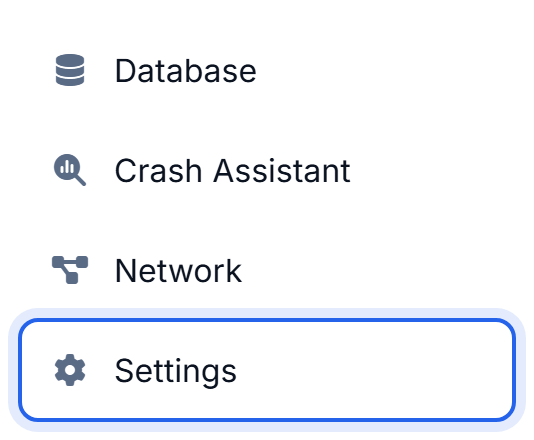 Opening Settings